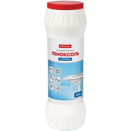 Средство чистящее OfficeClean Пемоксоль с хлором, порошок, 400г 