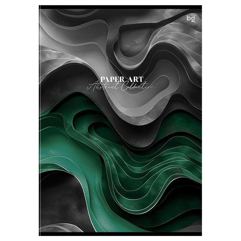 Тетрадь 96л., А4, клетка BG "Paper art", матовая ламинация