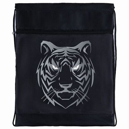 Мешок для обуви BRAUBERG, с петлёй, карман на молнии, 47х37 см, "Tiger", 271610 