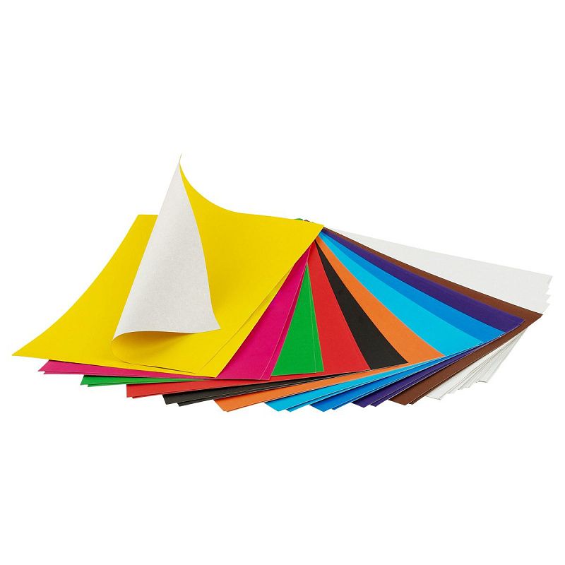 УЦЕНКА - Набор белого немел. картона 10л. и цв. немел.картона 20л., 10цв., А4, Мульти-Пульти, в папке "Чебурашка"