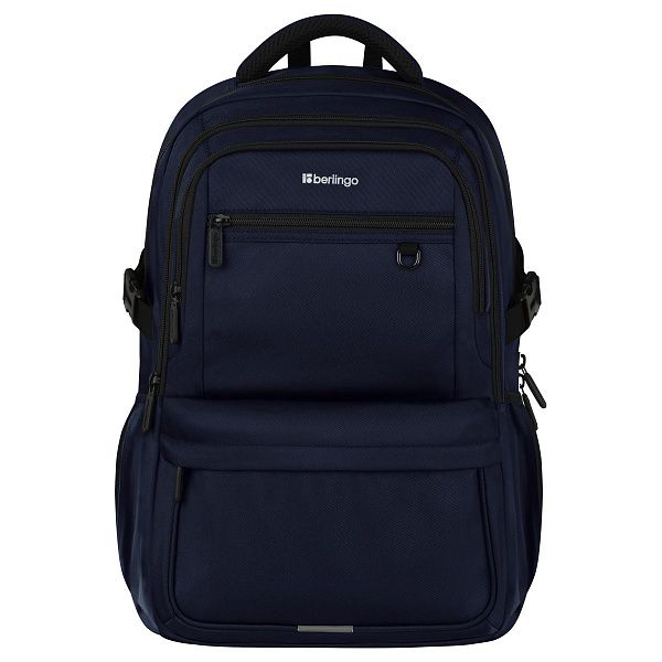 Рюкзак Berlingo City "Deep blue" 45*31*14см, 2 отделения, 5 карманов, отделение для ноутбука, эргономичная спинка