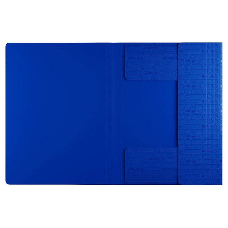 Папка на резинке Berlingo "Your Way" А4, 600мкм, синяя 