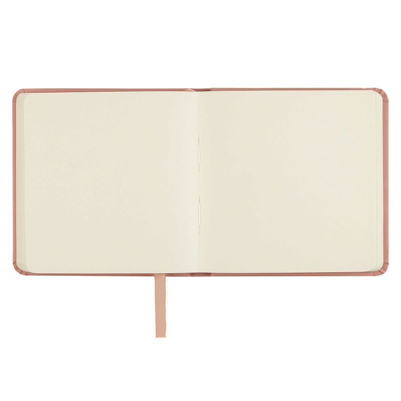 Скетчбук 80л., 120*120 Гамма "Студия", пудровый розовый, твердая обложка, на резинке, слоновая кость