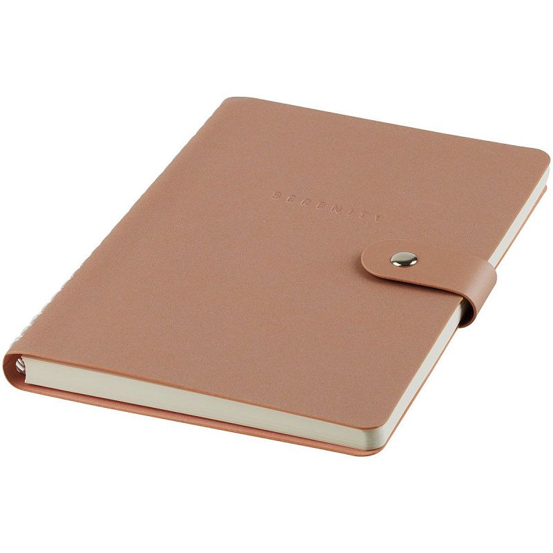 Записная книжка А5 96л. ЛАЙТ, кожзам, скрытый гребень, Greenwich Line "Shimmer. Dusty pink", блок в линию