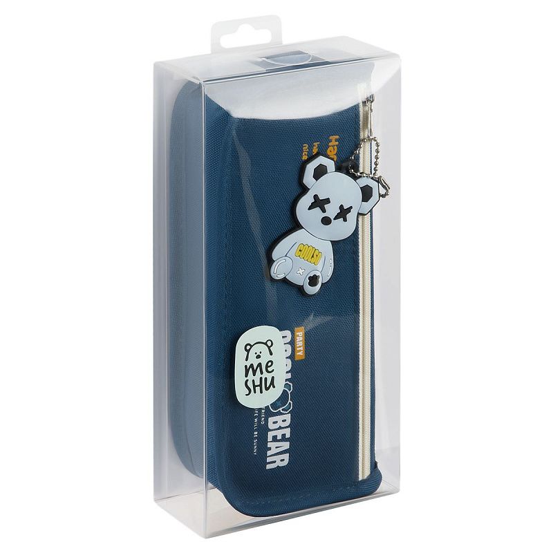 Пенал мягкий 210*100*50 MESHU "Color Bear", полиэстер 