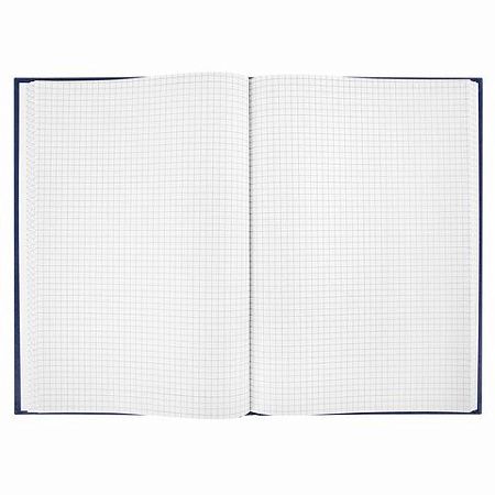 Книга учета 96 л., клетка, твердая, бумвинил, блок офсет, А4 (200х290 мм), ОФИСМАГ, 130177