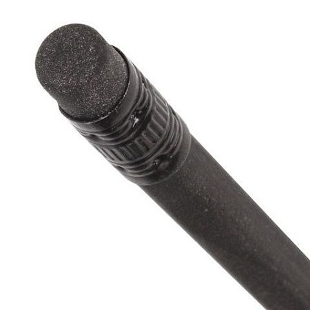 Карандаш чернографитный BRAUBERG, 1 шт., "Black Jack", НВ, с ластиком, черное дерево, корпус черный, 180609 