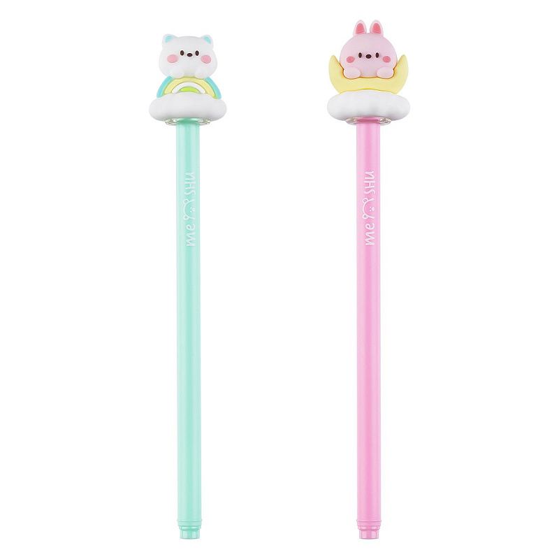 Ручка шариковая MESHU "Cute Dreamers" синяя, 0,7мм, корпус ассорти 