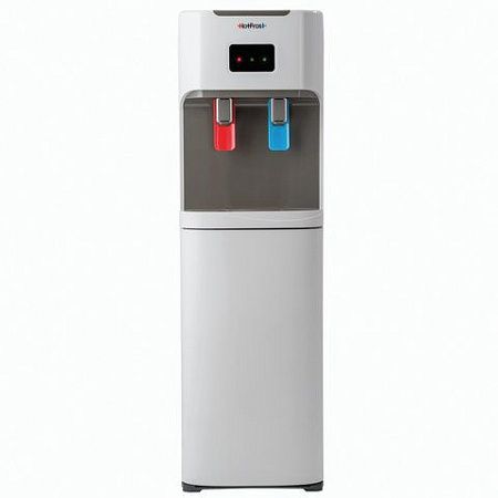 Кулер для воды HOT FROST V115АЕ, напольный, НАГРЕВ/ОХЛАЖДЕНИЕ ЭЛЕКТРОННОЕ, бутыль снизу, 2 крана, серый, 120211506