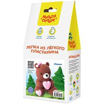 Набор для лепки из легкого пластилина Мульти-Пульти "Мишка"