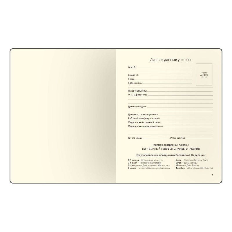 Дневник 1-11 кл. 48л. (твердый) Greenwich Line "Geometry. Pink", иск. кожа, тисн. фольгой, тон. блок, ляссе