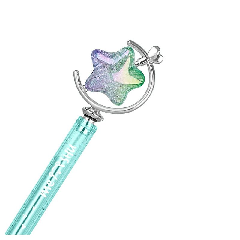 Ручка шариковая MESHU "Star" синяя, 0,5мм, корпус ассорти 