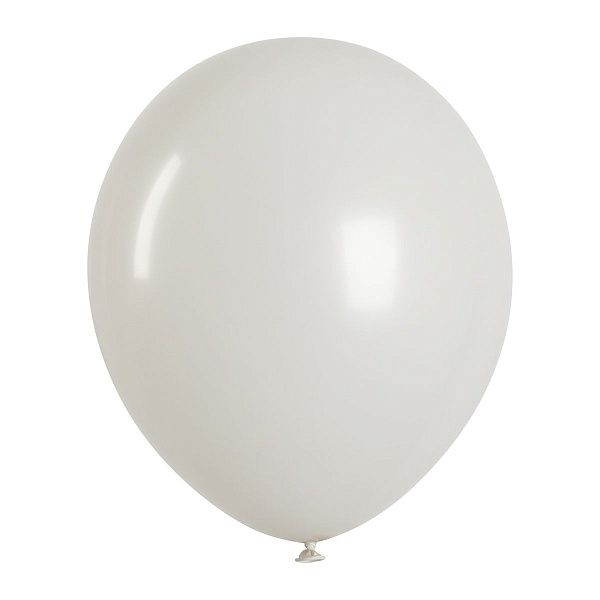 Воздушные шары, 100шт., М12/30см, MESHU, пастель, белый