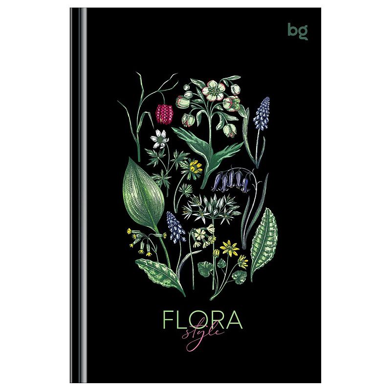 Бизнес-блокнот А6, 64л., евроформат, BG "Beautiful flowers", матовая ламинация, тиснение фольгой