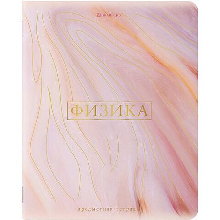 Тетради предметные со справочным материалом, КОМПЛЕКТ 10 ПРЕДМЕТОВ, "PASTEL", 48 л., SoftTouch, фольга, BRAUBERG, 404031
