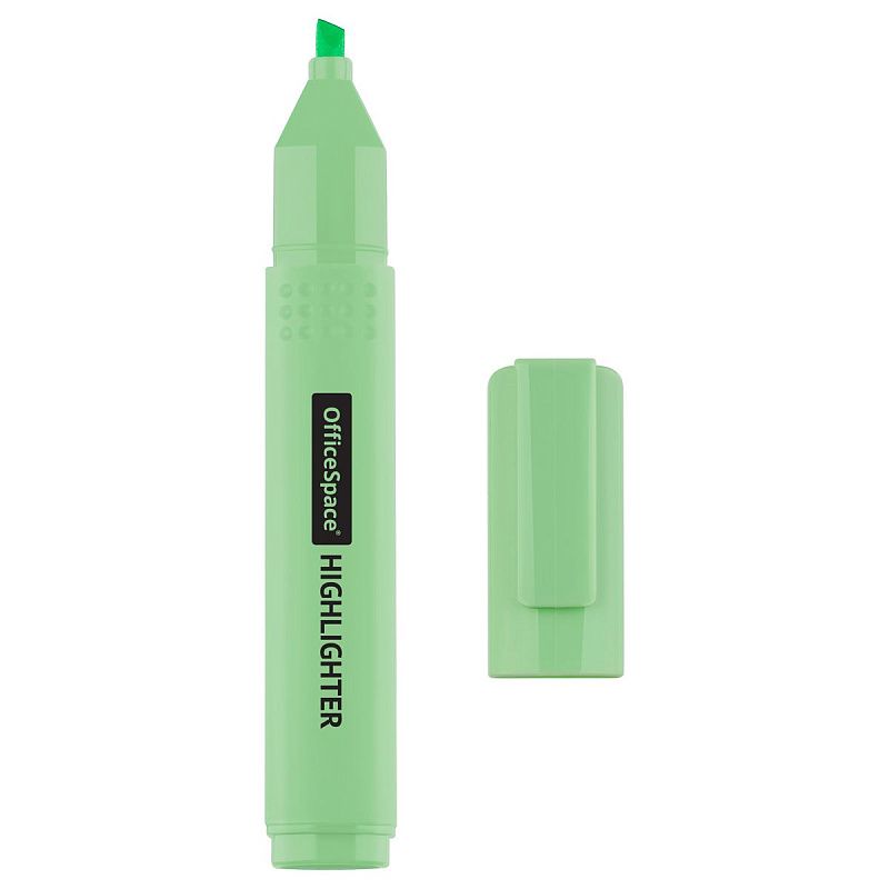 Набор текстовыделителей OfficeSpace 06цв., пастельные, 1-4мм, чехол с европодвесом 