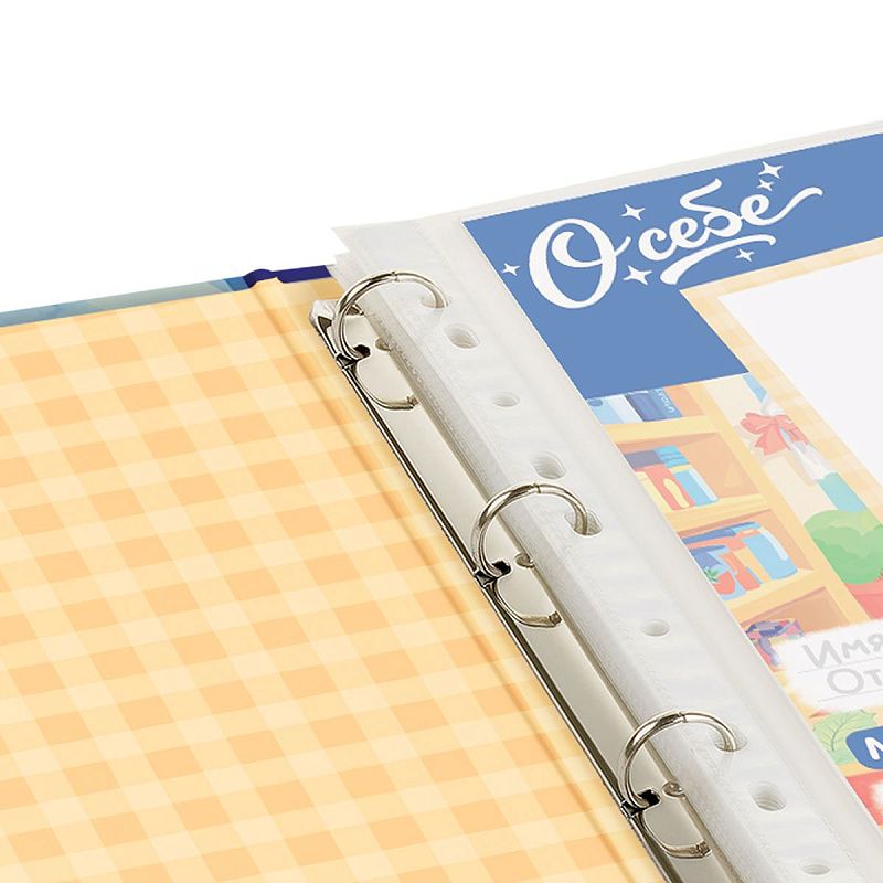 Папка-портфолио 7БЦ А4 BG, на 4 кольцах для дошкольника "Я и мои друзья", 20 файлов, 10 вкладышей. 