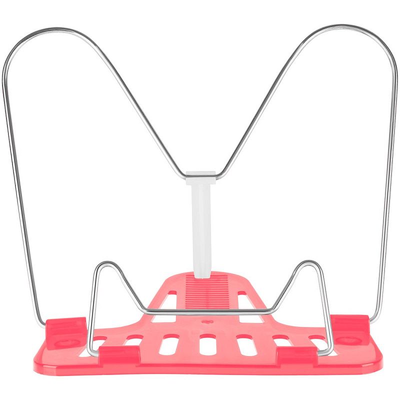 Подставка для книг СТАММ "Премиум", неоновая розовая 