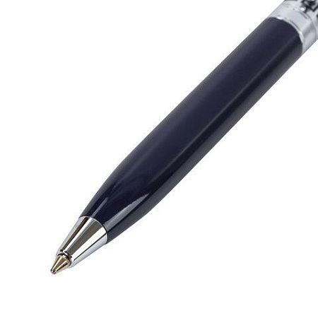Ручка подарочная шариковая GALANT "Empire Blue", корпус синий с серебристым, хромированные детали, пишущий узел 0,7 мм, синяя, 140961 