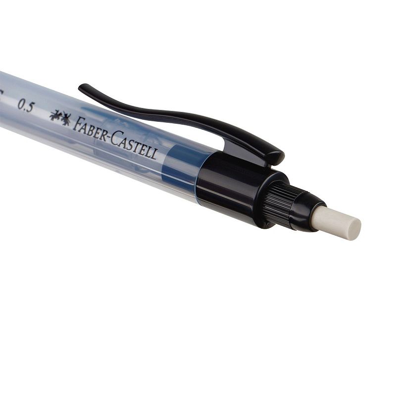 Карандаш механический Faber-Castell "Grip Matic"+грифели, 0,5мм, небесный, блистер 