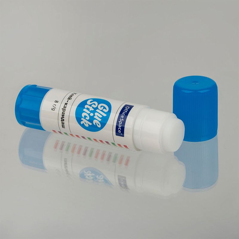 Клей-карандаш OfficeSpace, 08г, дисплей, ПВА_1