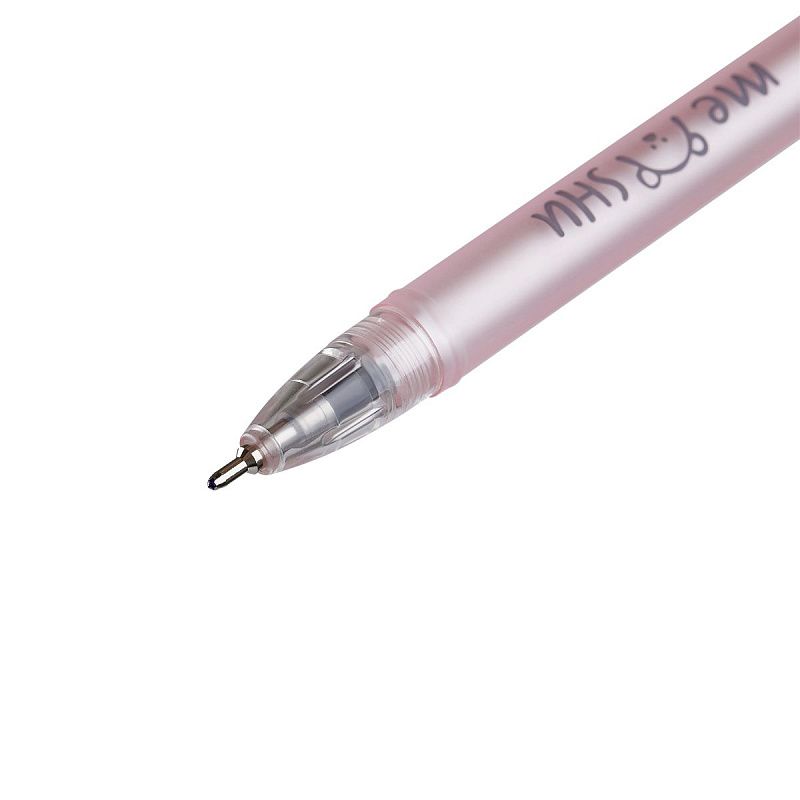 Ручка шариковая MESHU "Friends Box" синяя, 0,7мм, корпус ассорти 