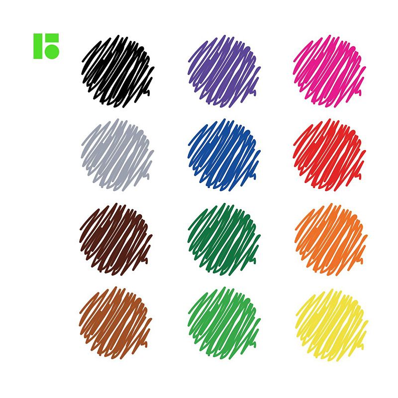 Фломастеры Berlingo "Жил-был кот", 12цв., смываемые, блистер