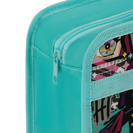 Папка с ручками А4 ArtSpace "My style", пластик, на молнии, 75мм 