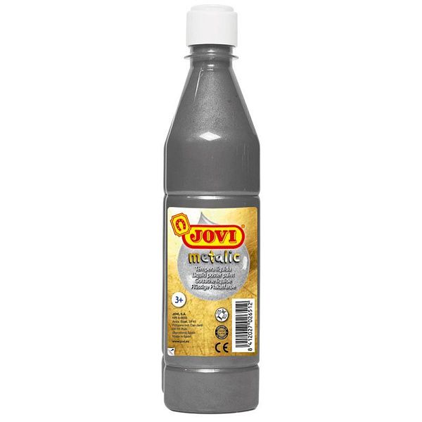 Гуашь JOVI, с повышенным содержанием пигмента, серебряная, 250мл