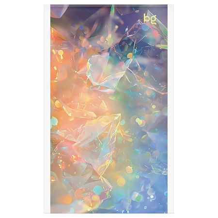 Блокнот А6 32л., на скрепке BG "Flowers and shine", блестки