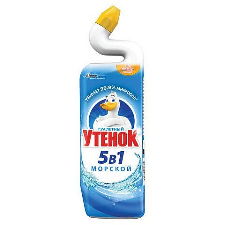 Средство для уборки туалета 900 мл ТУАЛЕТНЫЙ УТЕНОК "Морской", 696893 