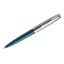УЦЕНКА - Ручка шариковая Parker "51 Teal Blue CT" черная, 1,0мм, поворот., подарочная упаковка УЦЕНКА - Ручка шариковая Parker "51 Teal Blue CT" черная, 1,0мм, поворот., подарочная упаковка