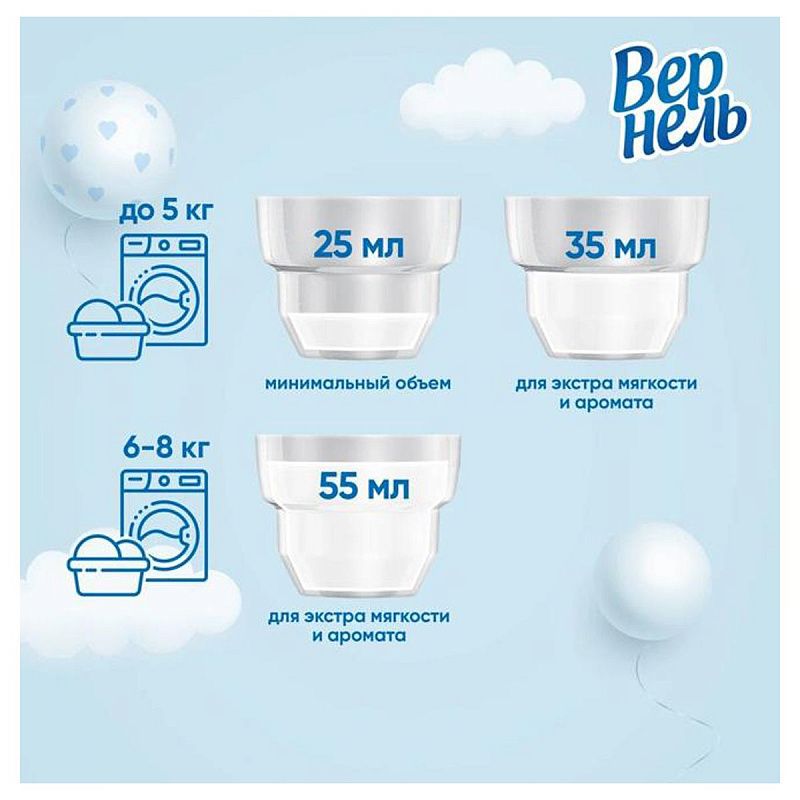 Кондиционер для белья Вернель "Детский", концентрат, 1,8л 