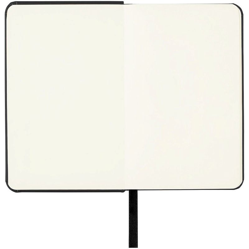 Скетчбук 80л., 90*140 Гамма "Студия", черный, твердая обложка, на резинке, слоновая кость, 140г/м2