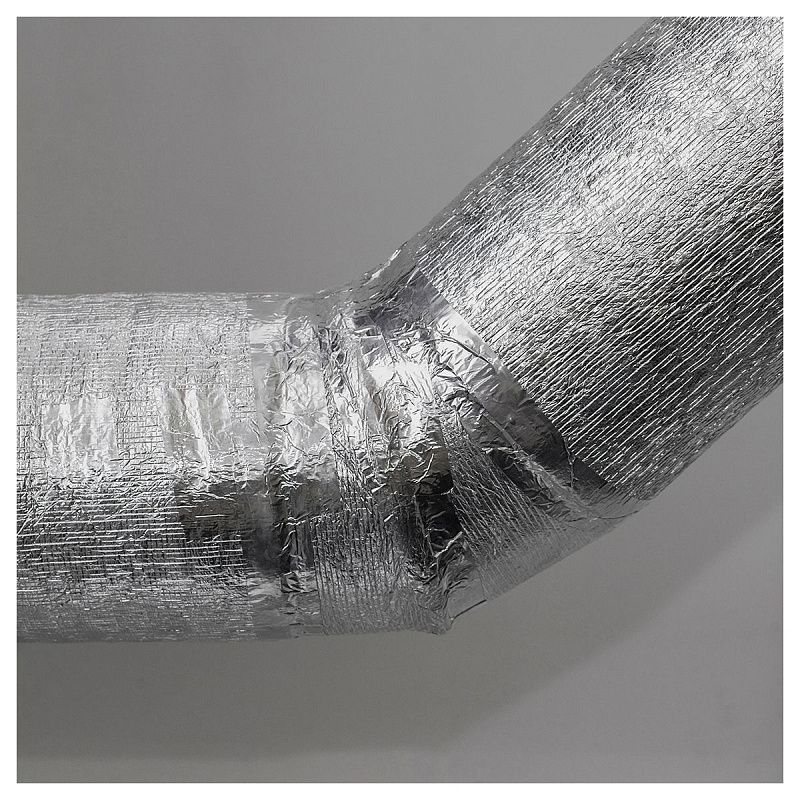 Клейкая лента алюминиевая Aviora, 50мм* 50м, негорючая, непроницаемая, влагостойкая