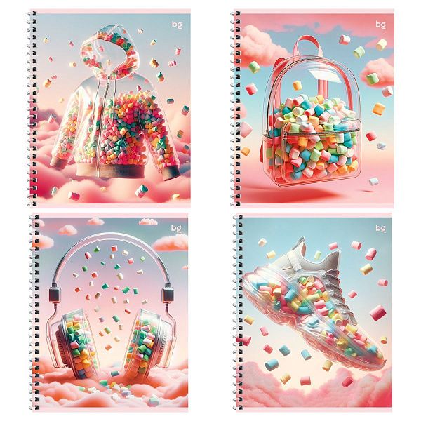 Тетрадь 48л., А5, линия на гребне BG "Воздушный", эконом