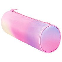 Пенал-тубус BRAUBERG, с эффектом Soft Touch, мягкий, "Rainbow Cloud", 22х8 см, 229013