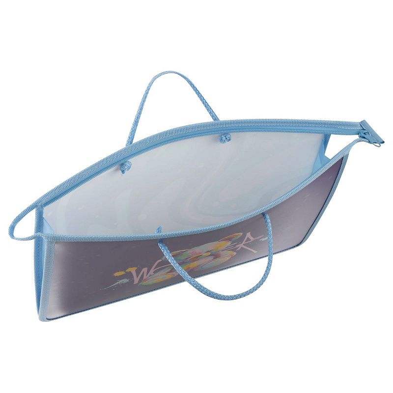 Папка с ручками А4 ArtSpace "Bear", пластик, на молнии, 45мм 