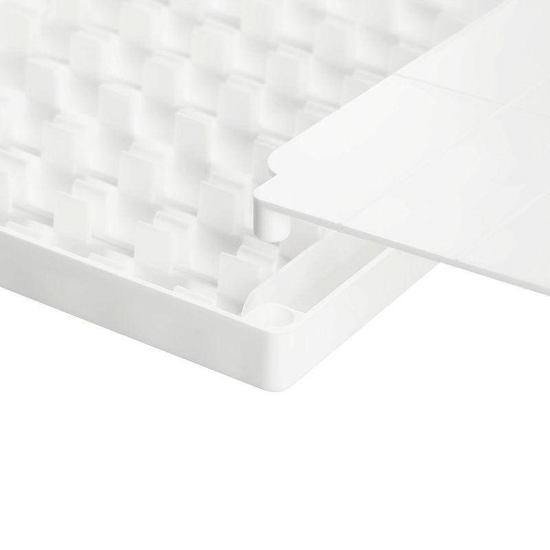 Пенал для акварели пластиковый Гамма, 36 кювет, белый, с палитрой