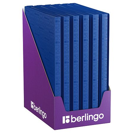 Папка с 20 вкладышами Berlingo "Your Way" А4, 17мм, 600мкм, синяя, с внутр. карманом 
