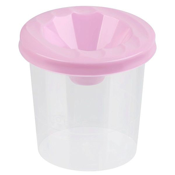 Стакан-непроливайка Гамма, пастельно-розовый