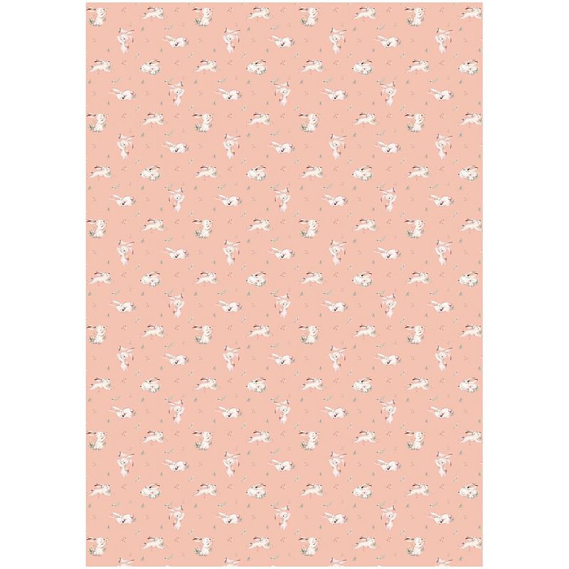 Упаковочная бумага глянц. 70*100см, MESHU "Милые зверята", 80г/м2, ассорти 5 дизайнов