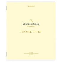 Тетрадь предметная CREATIVE 48 л., обложка картон, ГЕОМЕТРИЯ, клетка, подсказ, BRAUBERG, 405114