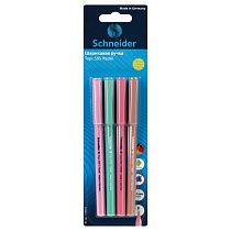 Набор шариковых ручек Schneider Tops 505 F Pastel 4шт., синие, 0,8мм, корпус ассорти, блистер Набор шариковых ручек Schneider Tops 505 F Pastel 4шт., синие, 0,8мм, корпус ассорти, блистер