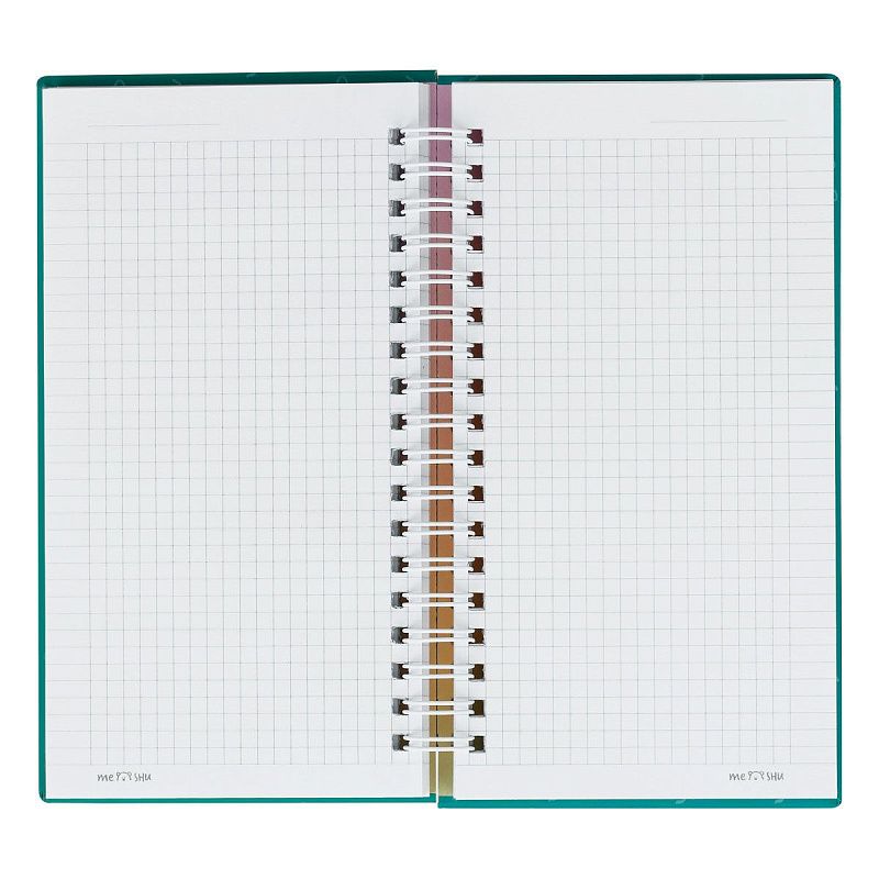 Записная книжка 95*175 мм 96л. на гребне MESHU "My cute day", матовая ламинация, твердая обложка, выборочный УФ-лак