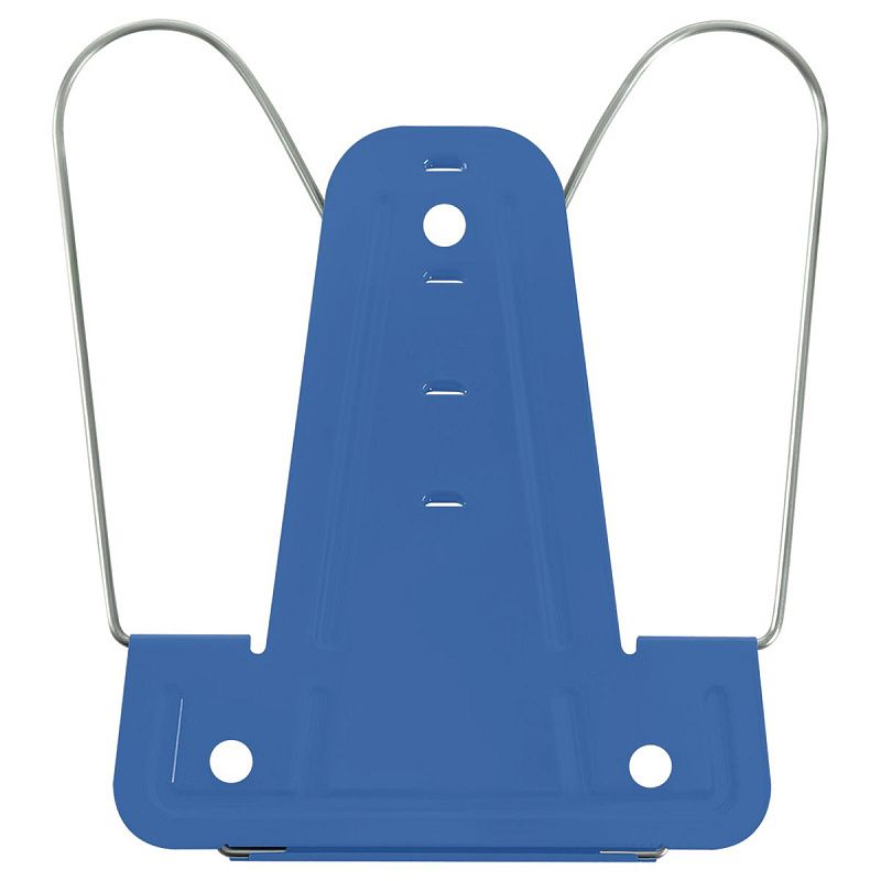 Подставка для книг СТАММ, металлическая, синяя 