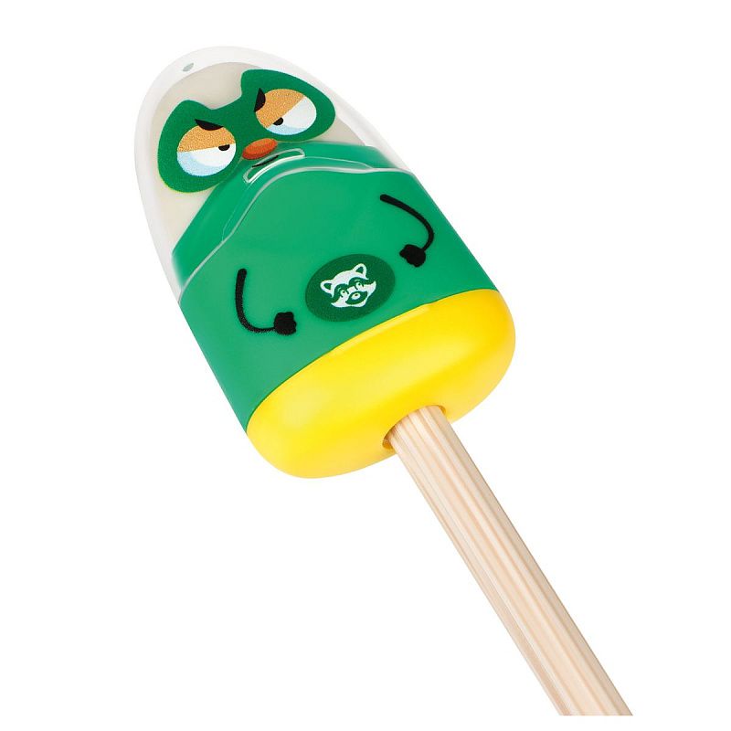 Точилка пластиковая с ластиком Мульти-Пульти "Супергерои" 1 отверстие, контейнер, ассорти 