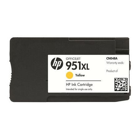 Картридж струйный HP (CN048AE) OfficeJet 8100/8600 №951XL, желтый, оригинальный 