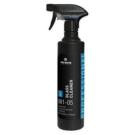 Средство для мытья стекол и зеркал 500 мл, PRO-BRITE GLASS CLEANER, распылитель, 081-05 