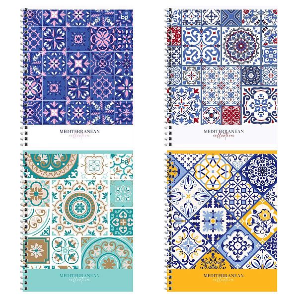 Тетрадь 48л., А5, клетка на гребне BG "Коллекция", эконом